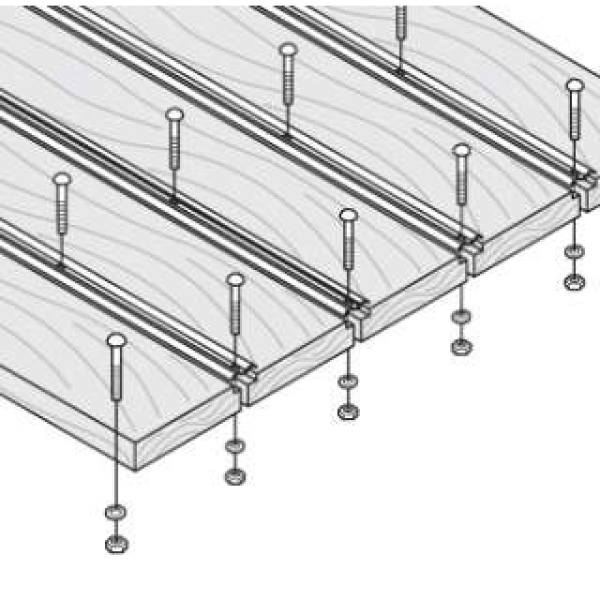 Bed wood kit-oak 16pc shortbed 58-59